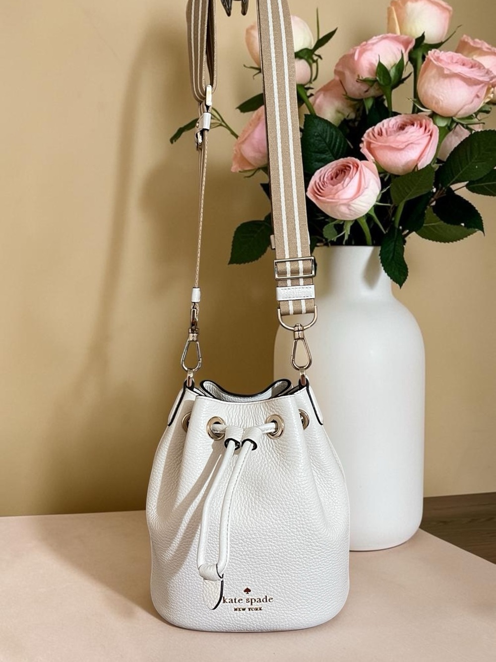 Kate Spade New York Rosie Mini Bucket Crossbody Bag - Picture 1 of 14